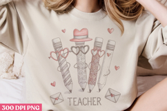 Teacher PNG, Retro Teacher Sublimation PNG Product Image 3
