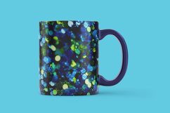 Teal Blue Glitter Digital Paper Product Image 3