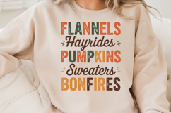 Flannels Hayrides Pumpkins Sweaters Product Image 3