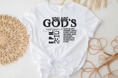 God's Masterpiece PNG, Bible Verse T-Shirt Design Product Image 2