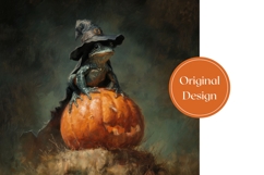 Funny Halloween Frog Tumbler, Halloween Tumbler Design Product Image 3