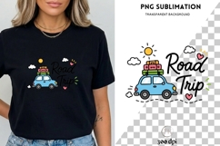 Road Trip PNG | Cute Travel Car Clipart | Vacation Car Product Image 3