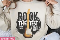 Rock the test PNG, Teachers Testing Day PNG Product Image 3
