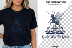 Girls Will Be Girls PNG | Dark Feminine Graphic | Gothic Product Image 3