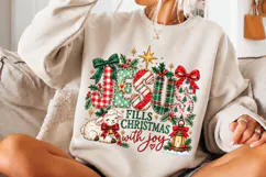 4 Christian Christmas Shirt Designs, 4 Nativity Faith Quote Product Image 3
