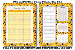 Emojis Daily Planner Printable Pack Emoticons Notebook Pages Product Image 4