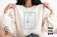 summer vibes Preppy Hand Drawn Product Image 2