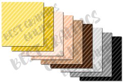 Tinted Diagonal Stripes digital paper, Stripes pattern paper Product Image 4