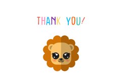 Set of Cute Animals Face Illustration Product Image 2