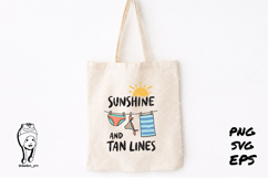 Sunshine and tan lines svg Product Image 2