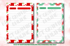 Cherry Printable Note Paper Cherries Writing Papers Notebook Product Image 4