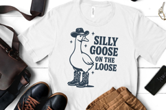 Silly Goose On The Loose SVG | Cowboy Boots Funny Farm Product Image 3