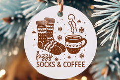 Cozy Coffee and Hot Cocoa Christmas Clipart SVG Product Image 4