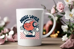 love music, music lover, valentine svg & sublimation Product Image 3