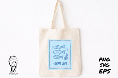 ocean live Summer Preppy Hand Drawn Product Image 2