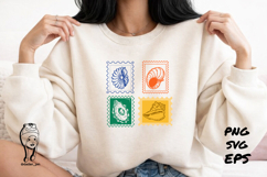 Mega Bundle Vintage Sea Life Aesthetic Stamp Product Image 2