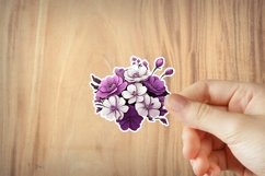 Bunch of flowers, flowers Sticker printable png Product Image 4