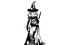 Witch Svg/Png/Jpg/Ai/Vector Woman/Halloween design Svg Product Image 3