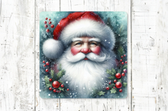 Christmas Coaster PNG | Santa Deer Owl Raven Sublimation Product Image 4