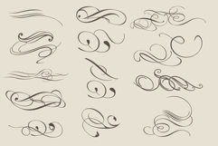 Hand drawn vintage ornaments set Product Image 3
