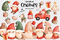 Christmas Gnome Clipart, Christmas Clipart Product Image 6