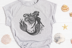Mermaid Silhouette SVG Cut Files| 4 Magical Mermaid Designs Product Image 5