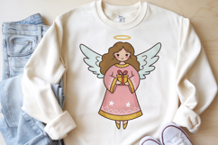 Christmas Santa, Snowman, Angel, Nutcracker PNG Sublimation Product Image 2