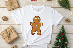 Christmas Gingerbread House, Fireplace, Gingerbread Man PNG Product Image 4
