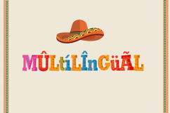 Del cara - colorful fiesta display font Product Image 4