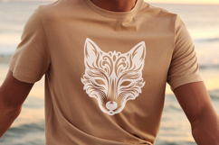 Wolf Mask SVG Files for Papercut, Laser, Cricut Crafts Product Image 4