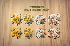 Bunch of flowers, flowers Sticker printable png Product Image 2