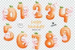 Easter Rabbit Numbers, Birtday Numbers , Rabbit Numbers Product Image 4