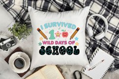 I Survived 100 Wild Days Of School Sublimation Product Image 3