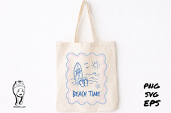 Beach time Summer Preppy Hand Drawn Product Image 3