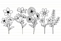Flowers Svg Wildflower Svg Flower Svg Product Image 6
