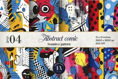 Pop Art Digital Paper |Comic Book Background Product Image 1