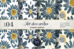 Daisy Floral Pattern | Block Print Daisy Texture Product Image 1