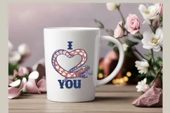 animal love, snake, i love you, svg & sublimation Product Image 3