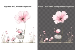 12 Spring Bugs Clipart Bundle, Watercolor Insects PNG Product Image 4