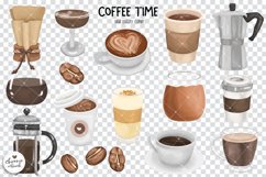 coffee clipart, coffee mug clipart, caffeine clipart, coffee Product Image 3