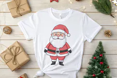 Christmas Angel, Elf, Santa, Snowman PNG Sublimation Clipart Product Image 2