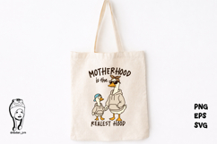 Motherhood Mama Goose Mom Mother's Day eps svg png Product Image 1