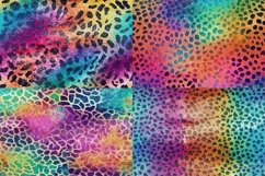 Glittery Rainbow Animal Print Seamless Patterns -- 300DPI Product Image 3