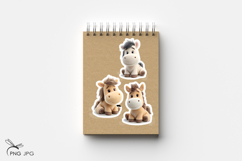 Cute little horse stickers- 6 Variations Product Image 2