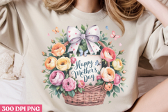 Happy Mothers Day Floral PNG Product Image 3