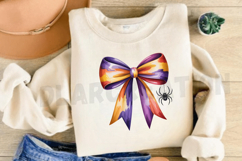 Spooky Coquette Bow Png, Halloween PNG Design Product Image 3