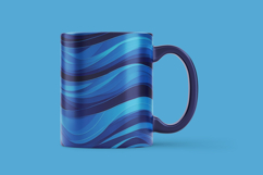 Deep Blue Waves Digital Paper Product Image 3