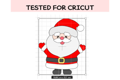 Santa SVG for Cricut Christmas Santa Claus SVG layered Product Image 2