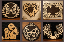 Laser Cut Mega SVG Bundle, Laser Cut Bundle SVG Files Pack Product Image 3
