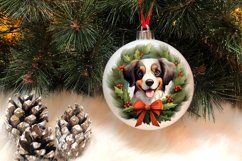 3D Christmas Dog Ornaments Engraved Bundle, 3D Dog Christmas Product Image 3